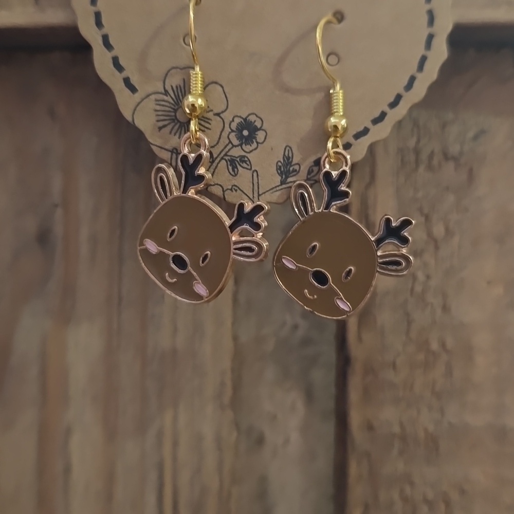 Reindeer Earrings
